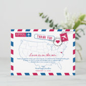 Merci Mariage Airmail de Washington DC (Debout devant)
