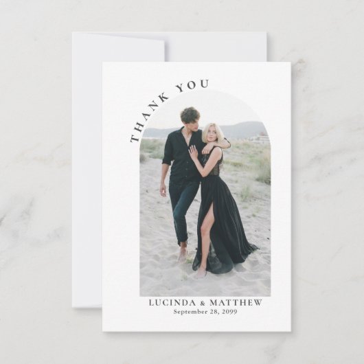 Merci Mariage Arch Boho moderne (Devant)