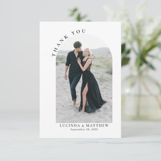 Merci Mariage Arch Boho moderne (Debout devant)