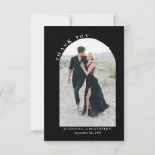 Merci Mariage Arch Boho moderne (Devant)