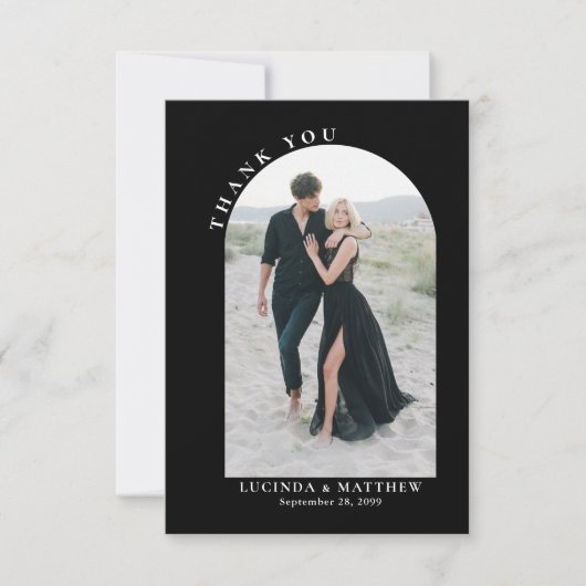 Merci Mariage Arch Boho moderne (Devant)