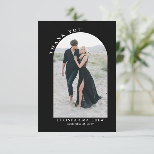 Merci Mariage Arch Boho moderne (Debout devant)