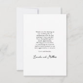 Merci Mariage Arch Boho moderne (Dos)