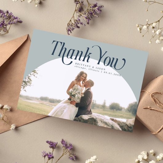 Merci Mariage Arche Bleu Arche