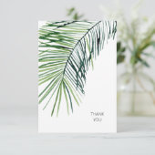 Merci Mariage blanc de palme tropicale (Debout devant)