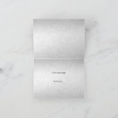 Merci Mariage Blanc Perle Dentelle Damassé Diamant (Intérieur)