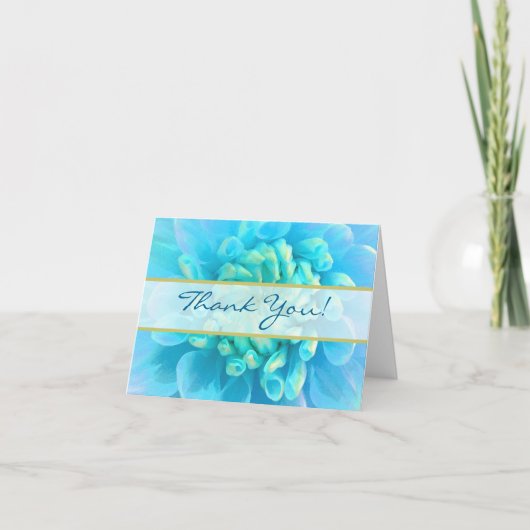 Merci Mariage bleu turquoise (Devant)