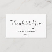 Merci mariage - Carte minimale (Devant)