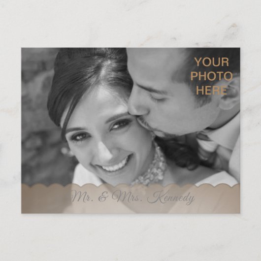 Merci mariage - Carte postale / RSVP / Invitations (Devant)