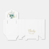 Merci mariage Chic or Eucalyptus Ballotins (Déplié)