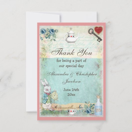 Merci Mariage de chats Alice, Flamant rose et Ches (Dos)