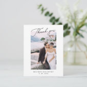 Merci Mariage de deux Carte photo (Debout devant)