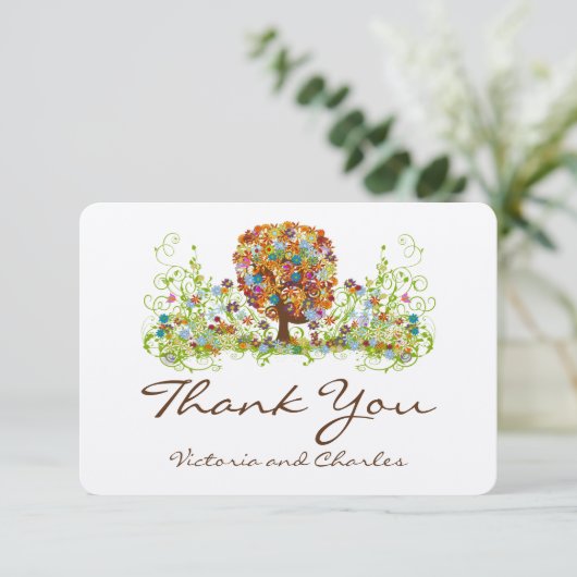 Merci Mariage de la branche latérale forestière en (Debout devant)