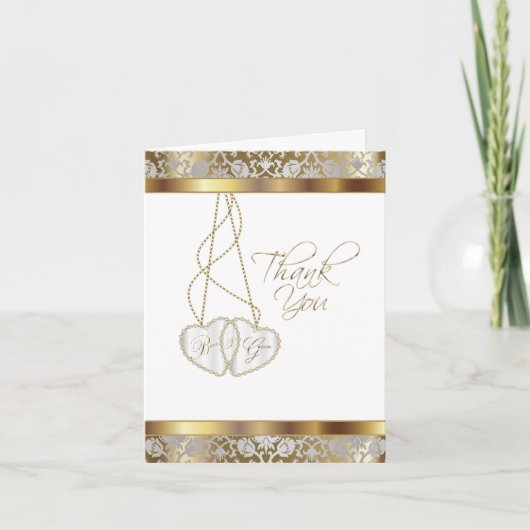 Merci mariage de la mariée et de la mariée (Devant)