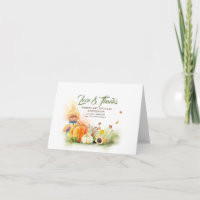 Merci Mariage de la récolte d'automne
