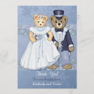Merci Mariage de l'ours en peluche - Personnaliser