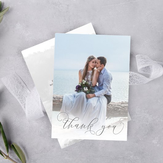 Merci Mariage de photo simple script