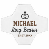 Merci Mariage de porte-anneau (Plat)