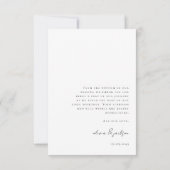 Merci Mariage de quatre photos moderne (Dos)