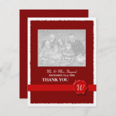 Merci Mariage de sceau de cire (Devant / Derrière)