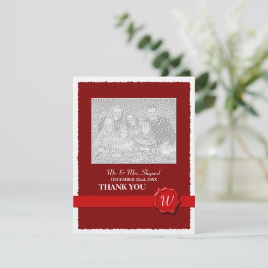 Merci Mariage de sceau de cire (Debout devant)