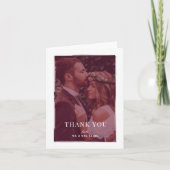 Merci Mariage de superposition brossé (Devant)