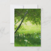 Merci Mariage des jonquilles de printemps (Dos)