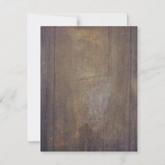 Merci Mariage en bois rustique (Dos)