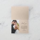 Merci Mariage en terre cuite photo manuscrite (Intérieur)