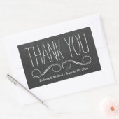 Merci Mariage Favoriser les stickers tableau noir (Enveloppe)