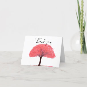 Merci Mariage fleuri de cerise en fleurs
