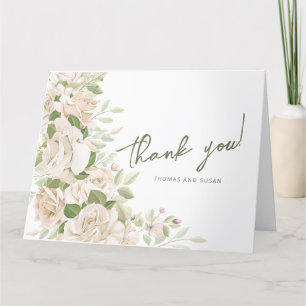 Merci Mariage Floral blanc, Mariage verdoyant