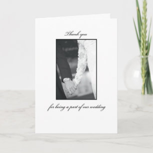 Merci Mariage général Black White
