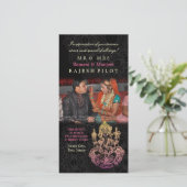 Merci Mariage indien de Ganesh Carte photo (Debout devant)