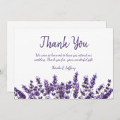 Merci Mariage Lilac Lavande violet (Devant / Derrière)