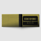 Merci Mariage Motif Gold et Black Art Déco (Complet)