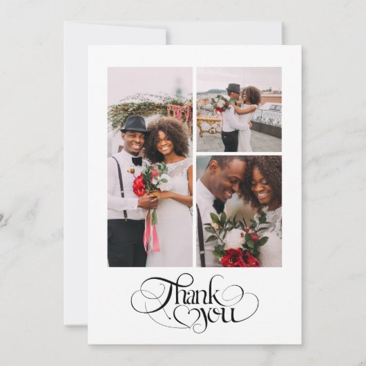 Merci Mariage multiphoto Coeur (Devant)