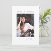 Merci Mariage Noël Carte photo de Noël (Debout devant)