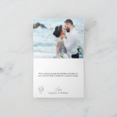 MERCI MARIAGE NOIR ET BLANC ÉLÉGANT CLASSIQUE (Intérieur)