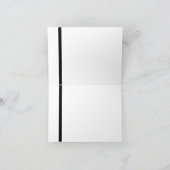 Merci Mariage noir et blanc simple et élégant (Intérieur)