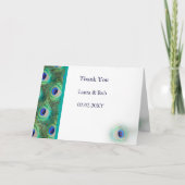 Merci mariage paon (Devant)