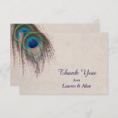 Merci Mariage Peacock (Devant / Derrière)