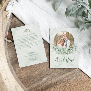 Merci Mariage photo Eucalyptus verdure