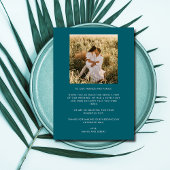Merci Mariage photo floral tropical