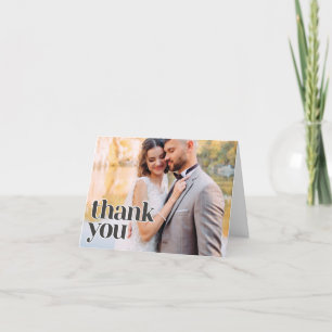 Merci Mariage photo moderne