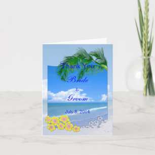 Merci Mariage Plage Et Ciel Bleu
