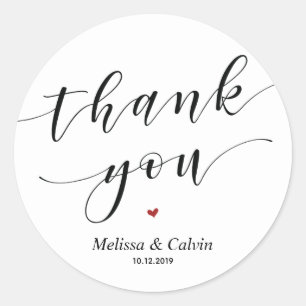 Merci mariage pour Mariage Sticker / étiquette