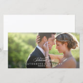 Merci Mariage pur Elegance - Blanc (Devant / Derrière)