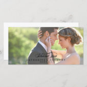 Merci Mariage pur Elegance - Noir (Devant / Derrière)