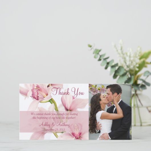 Merci Mariage rose cymbidium orchidée (Debout devant)